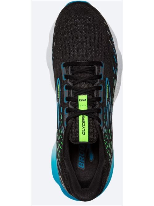 glycerin 20 BROOKS | 1103821D006BLACK/HAW AIIAN O CEAN/GREEN
